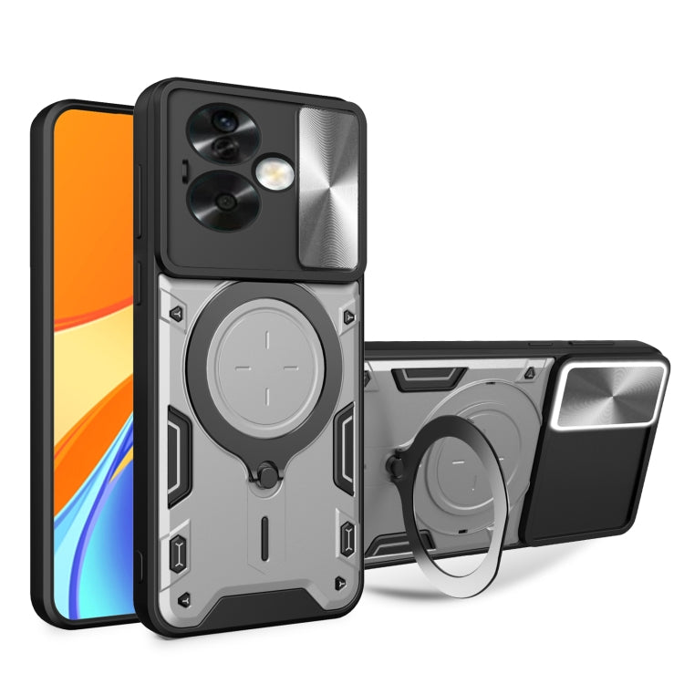 CD Texture Sliding Camshield Magnetic Holder Phone Case, For OPPO A17 4G, For OPPO Reno8 Pro 5G, For OPPO Reno8 5G, For OPPO Reno7 4G / F21 Pro 4G, For OPPO Reno7 5G, For OPPO Reno 6 4G, For OPPO A15 / A15s / A35 2021, For OPPO A53 4G������������������...