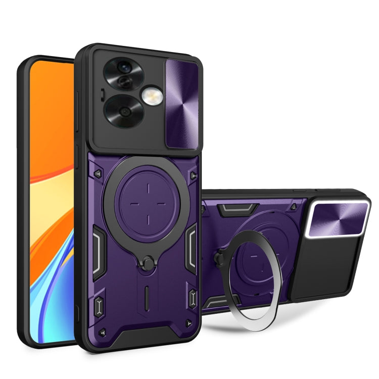 CD Texture Sliding Camshield Magnetic Holder Phone Case, For OPPO A17 4G, For OPPO Reno8 Pro 5G, For OPPO Reno8 5G, For OPPO Reno7 4G / F21 Pro 4G, For OPPO Reno7 5G, For OPPO Reno 6 4G, For OPPO A15 / A15s / A35 2021, For OPPO A53 4G������������������...