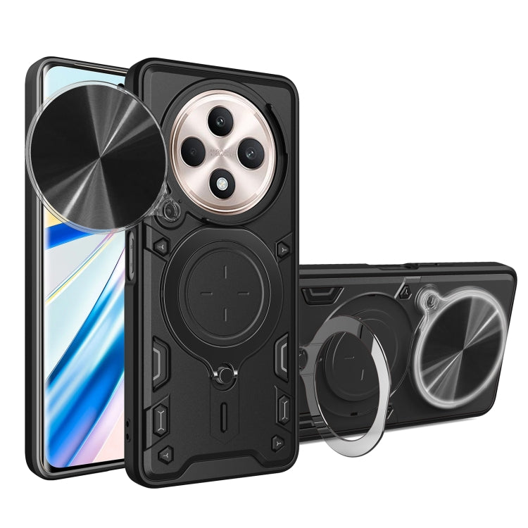 CD Texture Sliding Camshield Magnetic Holder Phone Case, For OPPO Find X8, For OPPO A3x 5G India / A3x 4G, For OPPO Reno12 F 5G Global, For OPPO A3 Pro 5G India, For OPPO Reno12 Pro 5G Global, For OPPO Reno12 5G Global, For OPPO Reno11 F 5G Global�����...