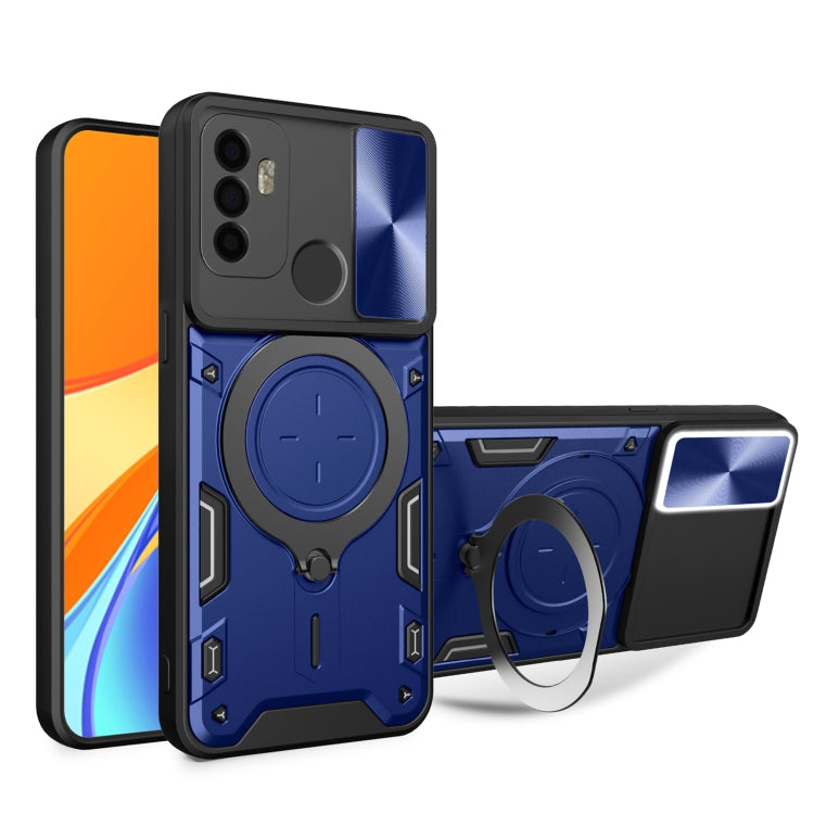 CD Texture Sliding Camshield Magnetic Holder Phone Case, For OPPO A17 4G, For OPPO Reno8 Pro 5G, For OPPO Reno8 5G, For OPPO Reno7 4G / F21 Pro 4G, For OPPO Reno7 5G, For OPPO Reno 6 4G, For OPPO A15 / A15s / A35 2021, For OPPO A53 4G������������������...