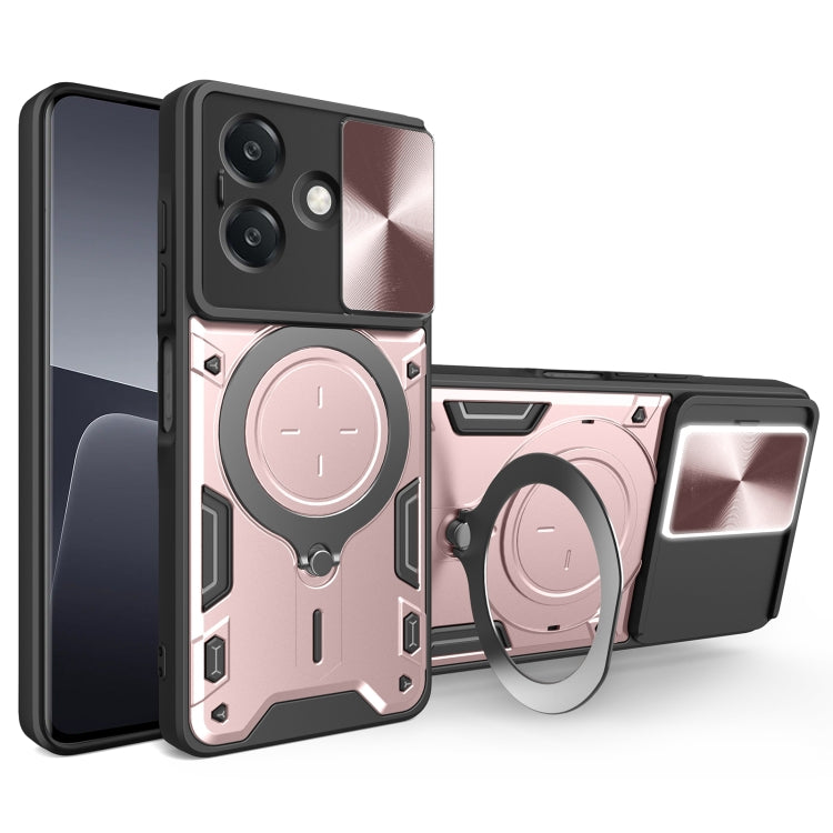 CD Texture Sliding Camshield Magnetic Holder Phone Case, For OPPO Find X8, For OPPO A3x 5G India / A3x 4G, For OPPO Reno12 F 5G Global, For OPPO A3 Pro 5G India, For OPPO Reno12 Pro 5G Global, For OPPO Reno12 5G Global, For OPPO Reno11 F 5G Global�����...