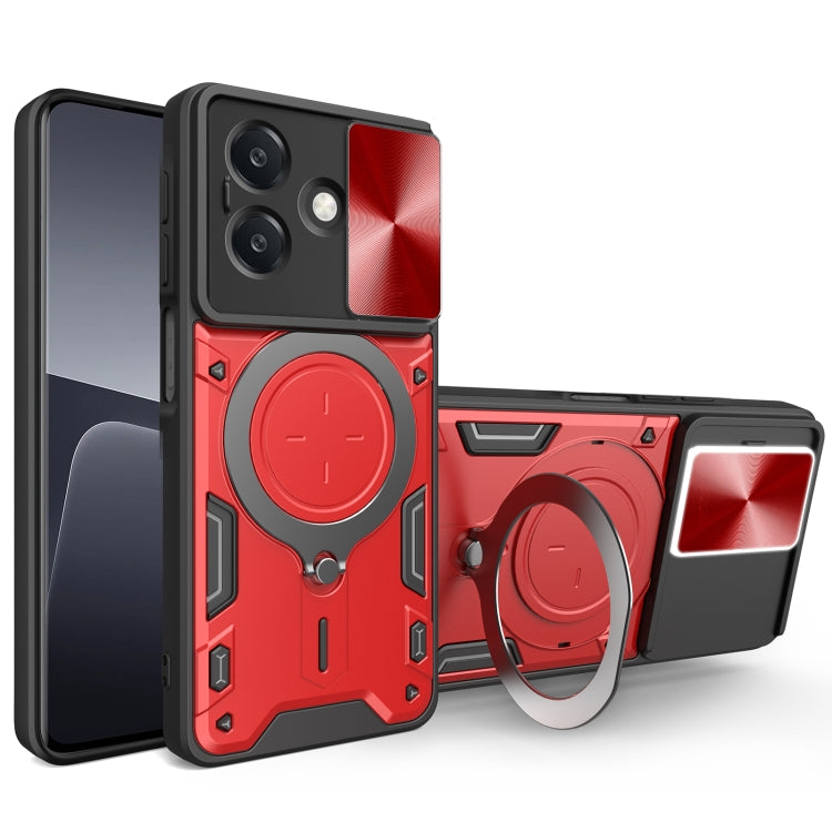 CD Texture Sliding Camshield Magnetic Holder Phone Case, For OPPO Find X8, For OPPO A3x 5G India / A3x 4G, For OPPO Reno12 F 5G Global, For OPPO A3 Pro 5G India, For OPPO Reno12 Pro 5G Global, For OPPO Reno12 5G Global, For OPPO Reno11 F 5G Global�����...