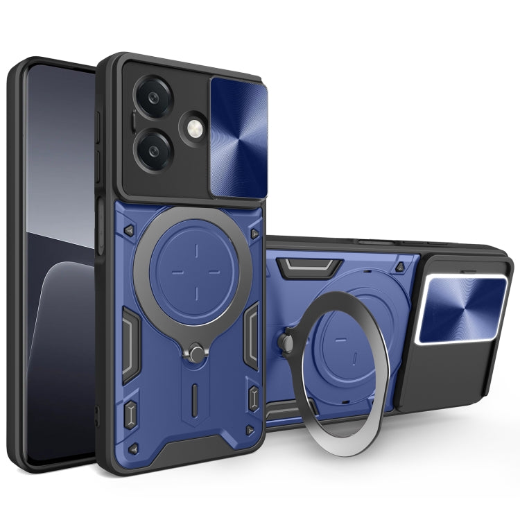 CD Texture Sliding Camshield Magnetic Holder Phone Case, For OPPO Find X8, For OPPO A3x 5G India / A3x 4G, For OPPO Reno12 F 5G Global, For OPPO A3 Pro 5G India, For OPPO Reno12 Pro 5G Global, For OPPO Reno12 5G Global, For OPPO Reno11 F 5G Global�����...