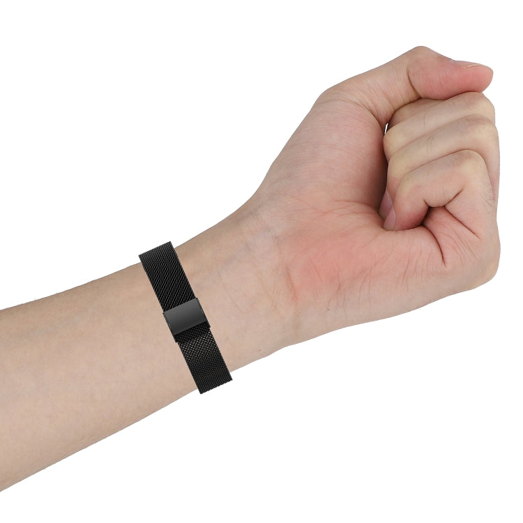 For Fitbit Alta / Alta HR / ACE Watch Button Mesh Metal Replacement Strap Watchband
