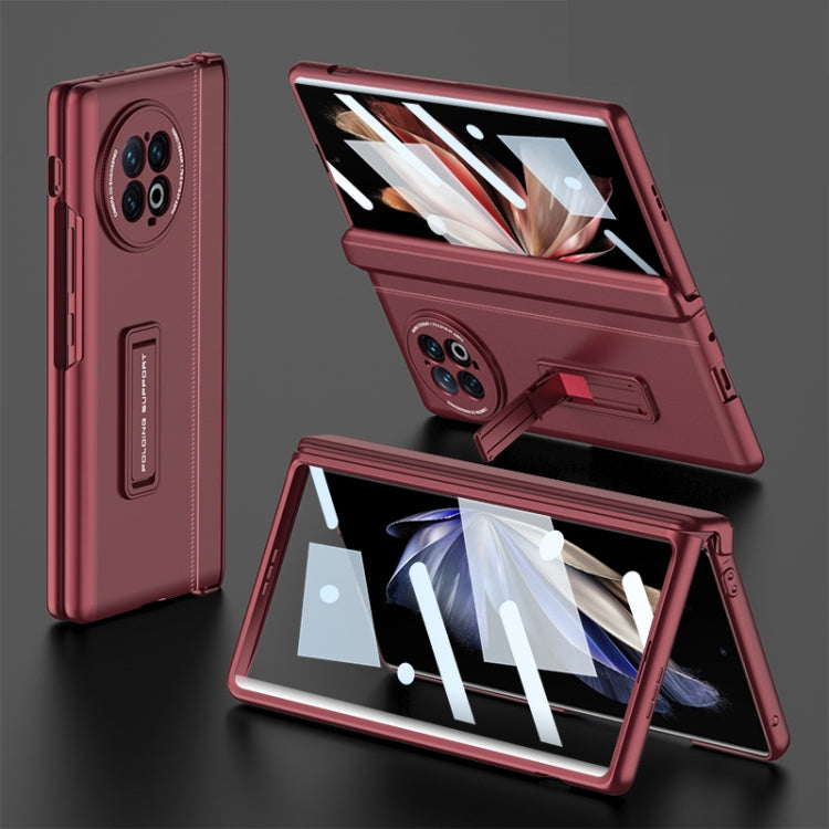 GKK Integrated Fold Hinge Full Coverage Phone Case with Holder, For vivo X Fold2