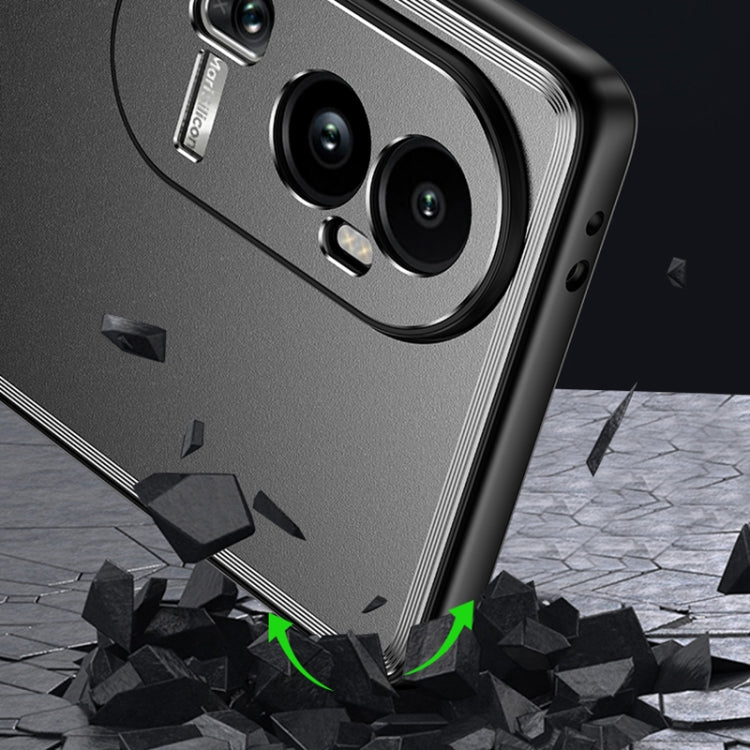 Frosted Metal Phone Case, For OPPO Find X8, For OPPO Reno10 Pro+, For OPPO Find X8 Pro