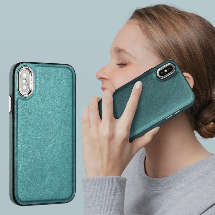 Leather Texture Full Coverage Phone Case, For iPhone 11 Pro, For iPhone X / XS, For iPhone XR, For iPhone XS Max, For iPhone 6s Plus / 7 Plus / 8 Plus