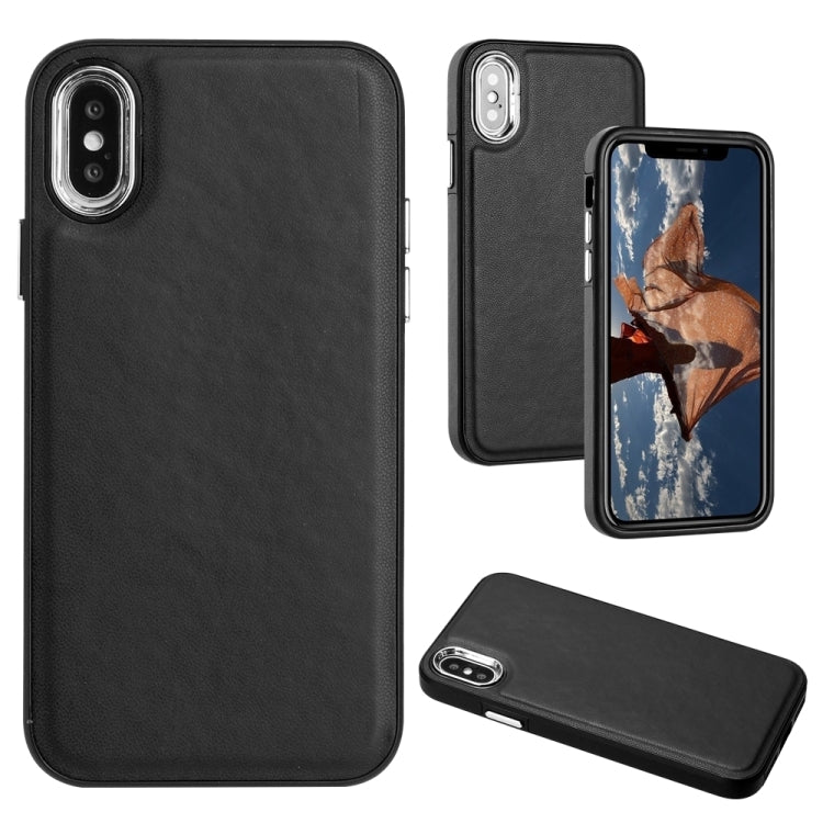Leather Texture Full Coverage Phone Case, For iPhone 11 Pro, For iPhone X / XS, For iPhone XR, For iPhone XS Max, For iPhone 6s Plus / 7 Plus / 8 Plus