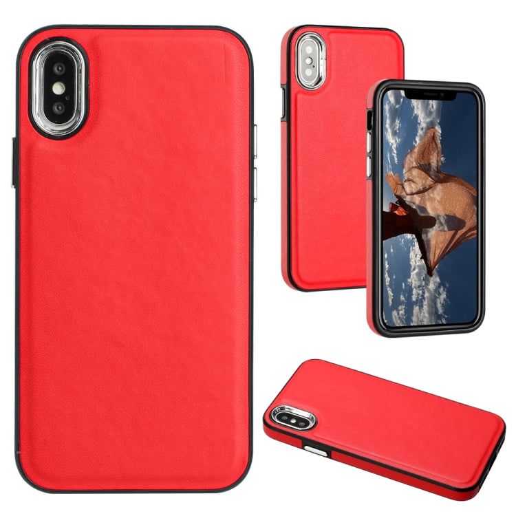 Leather Texture Full Coverage Phone Case, For iPhone 11 Pro, For iPhone X / XS, For iPhone XR, For iPhone XS Max, For iPhone 6s Plus / 7 Plus / 8 Plus