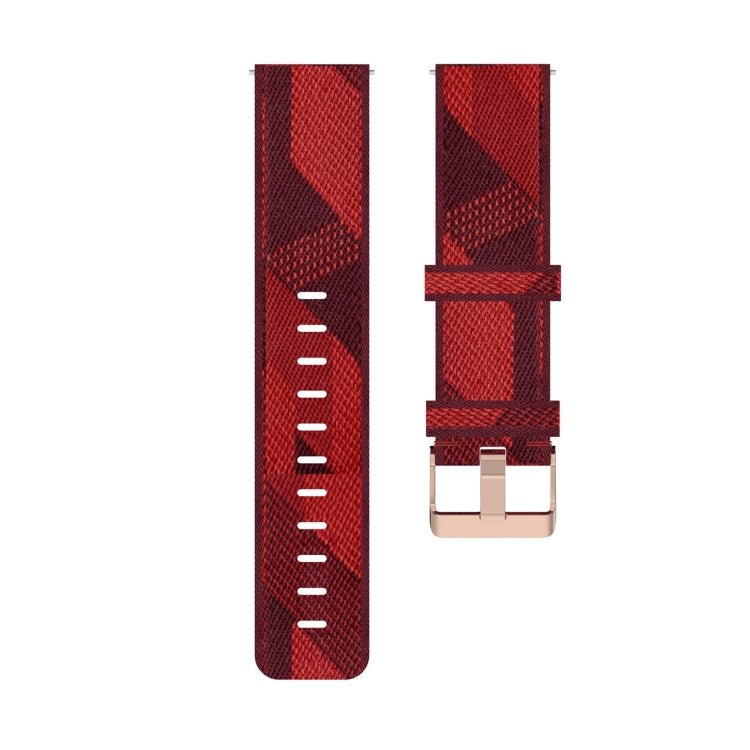 For Amazfit Bip Lite Version 1S / Bip S 20mm Nylon Denim Canvas Replacement Strap Watchband