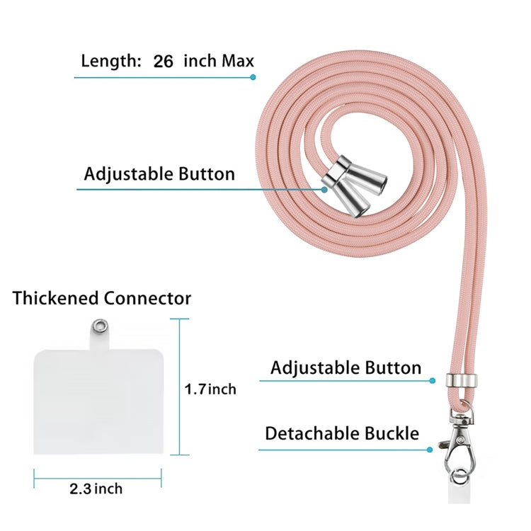 Electroplating Marble Dual-side IMD Phone Case with Lanyard, For OPPO A79 5G Global