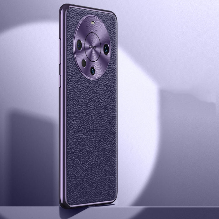 Litchi Texture Genuine Leather Phone Case, For Huawei nova 11 Pro, For Huawei Mate 60, For Huawei nova 11, For Huawei Mate 60 Pro, For Huawei P50 Pro, For Huawei Mate 50 RS, For Huawei Mate 50 Pro, For Huawei P50, For Huawei Mate 50, For Huawei Mate 40...