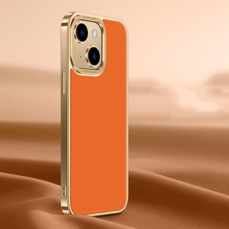 Litchi Texture Genuine Leather Phone Case, For iPhone 14 / 13, For iPhone 14 Pro, For iPhone 14 Pro Max, For iPhone 13 Pro Max, For iPhone 13 Pro, For iPhone 12, For iPhone 12 Pro Max, For iPhone 12 Pro