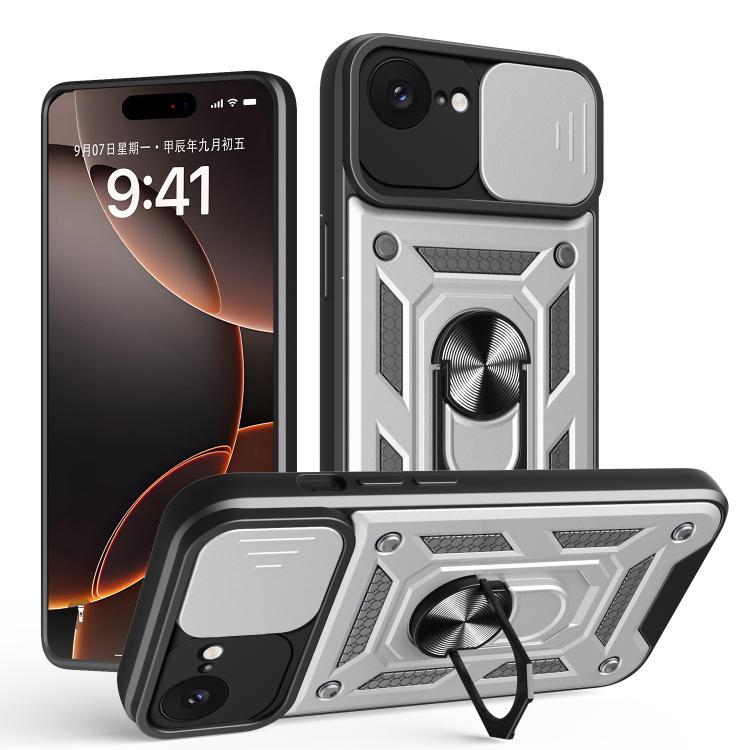 Sliding Camera Cover Design TPU+PC Phone Case, For iPhone 16e, For iPhone 16 Pro Max, For iPhone 16 Pro, For iPhone 16 Plus, For iPhone 16, For iPhone 15 Pro