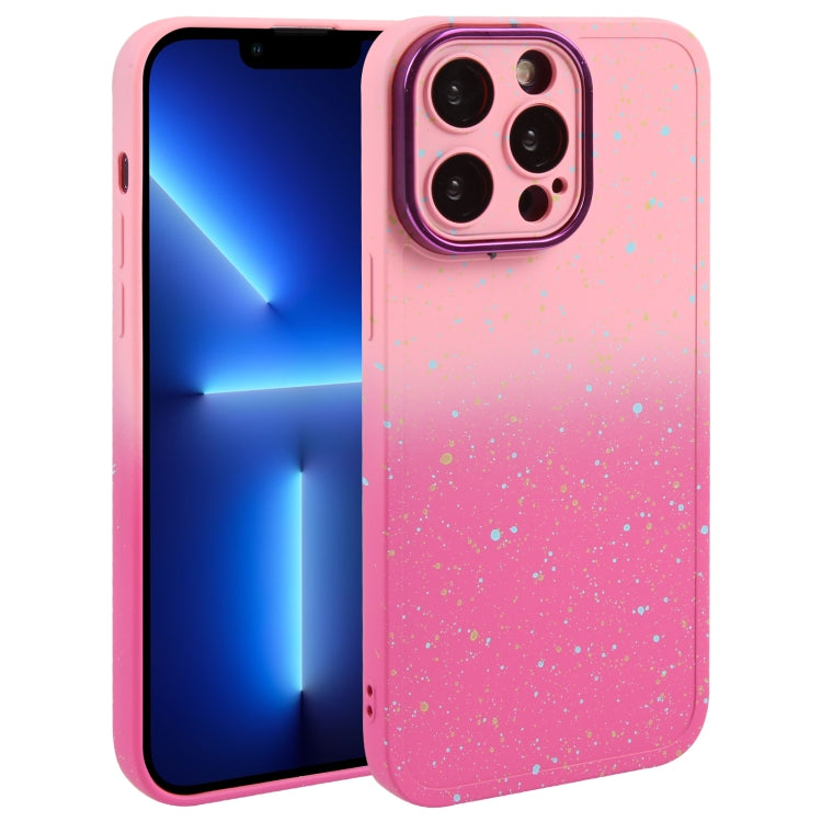Gradient Starry Silicone Phone Case with Lens Film, For iPhone 14 Plus, For iPhone 15 Pro Max, For iPhone 15 Pro, For iPhone 14, For iPhone 15 Plus, For iPhone 14 Pro, For iPhone 15, For iPhone 14 Pro Max, For iPhone 13 Pro Max, For iPhone 13 Pro������...