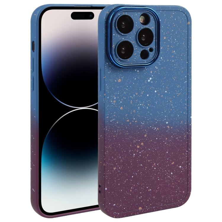 Gradient Starry Silicone Phone Case with Lens Film, For iPhone 14 Plus, For iPhone 15 Pro Max, For iPhone 15 Pro, For iPhone 14, For iPhone 15 Plus, For iPhone 14 Pro, For iPhone 15, For iPhone 14 Pro Max, For iPhone 13 Pro Max, For iPhone 13 Pro������...