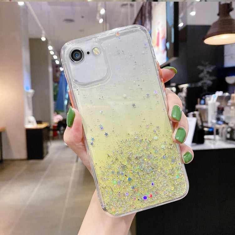 Starry Gradient Glitter Powder TPU Phone Case, For iPhone XS / X, For iPhone XR, For iPhone XS Max, For iPhone 8 Plus / 7 Plus, For iPhone 6s Plus / 6 Plus, For iPhone 6s / 6