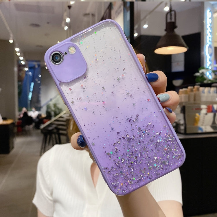 Starry Gradient Glitter Powder TPU Phone Case, For iPhone XS / X, For iPhone XR, For iPhone XS Max, For iPhone 8 Plus / 7 Plus, For iPhone 6s Plus / 6 Plus, For iPhone 6s / 6