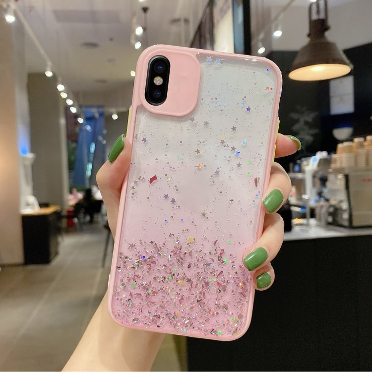 Starry Gradient Glitter Powder TPU Phone Case, For iPhone XS / X, For iPhone XR, For iPhone XS Max, For iPhone 8 Plus / 7 Plus, For iPhone 6s Plus / 6 Plus, For iPhone 6s / 6