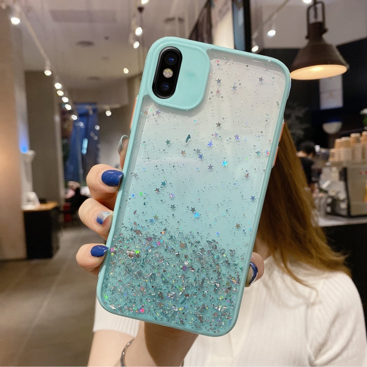 Starry Gradient Glitter Powder TPU Phone Case, For iPhone XS / X, For iPhone XR, For iPhone XS Max, For iPhone 8 Plus / 7 Plus, For iPhone 6s Plus / 6 Plus, For iPhone 6s / 6
