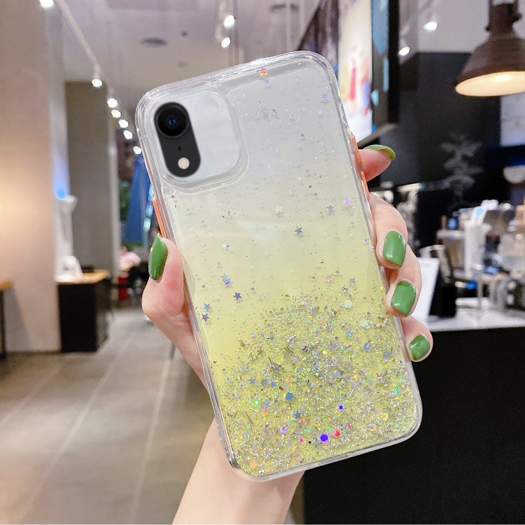 Starry Gradient Glitter Powder TPU Phone Case, For iPhone XS / X, For iPhone XR, For iPhone XS Max, For iPhone 8 Plus / 7 Plus, For iPhone 6s Plus / 6 Plus, For iPhone 6s / 6