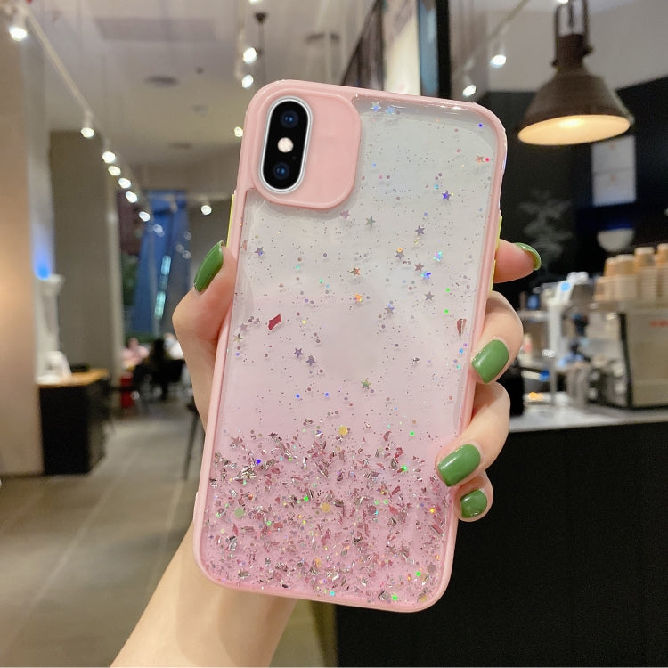 Starry Gradient Glitter Powder TPU Phone Case, For iPhone XS / X, For iPhone XR, For iPhone XS Max, For iPhone 8 Plus / 7 Plus, For iPhone 6s Plus / 6 Plus, For iPhone 6s / 6