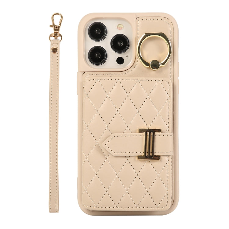Horizontal Card Bag Ring Holder Phone Case with Dual Lanyard, For iPhone 14 Plus, For iPhone 14, For iPhone 14 Pro, For iPhone 14 Pro Max, For iPhone 13 Pro Max, For iPhone 13 Pro, For iPhone 13, For iPhone 12, For iPhone 12 Pro Max, For iPhone 12 Pro�...