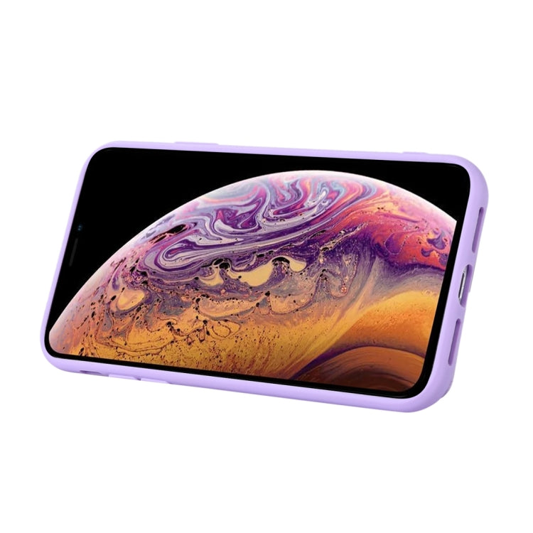 Horizontal Card Bag Ring Holder Phone Case with Dual Lanyard, For iPhone X / XS, For iPhone XR, For iPhone XS Max