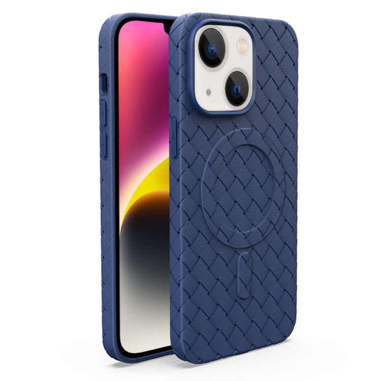 Woven Pattern MagSafe Magnetic Cooling Phone Case, For iPhone 14, For iPhone 14 Pro, For iPhone 14 Pro Max, For iPhone 13 Pro Max, For iPhone 13 Pro, For iPhone 13