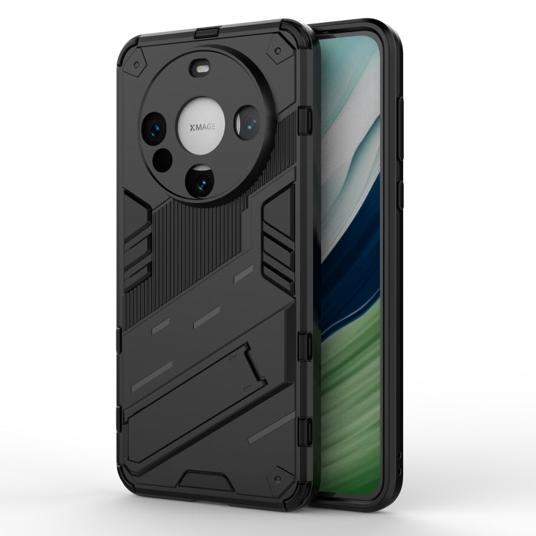 Punk Armor 2 in 1 PC + TPU Phone Case with Holder, For Huawei Mate 70 Pro / 70 Pro+, For Huawei Pura 70 Pro / 70 Pro+, For Huawei Pura 70 Ultra, For Huawei Pura 70, For Huawei nova 11 SE, For Huawei nova 12 Pro, For Huawei nova 12 5G, For Huawei Mate 6...