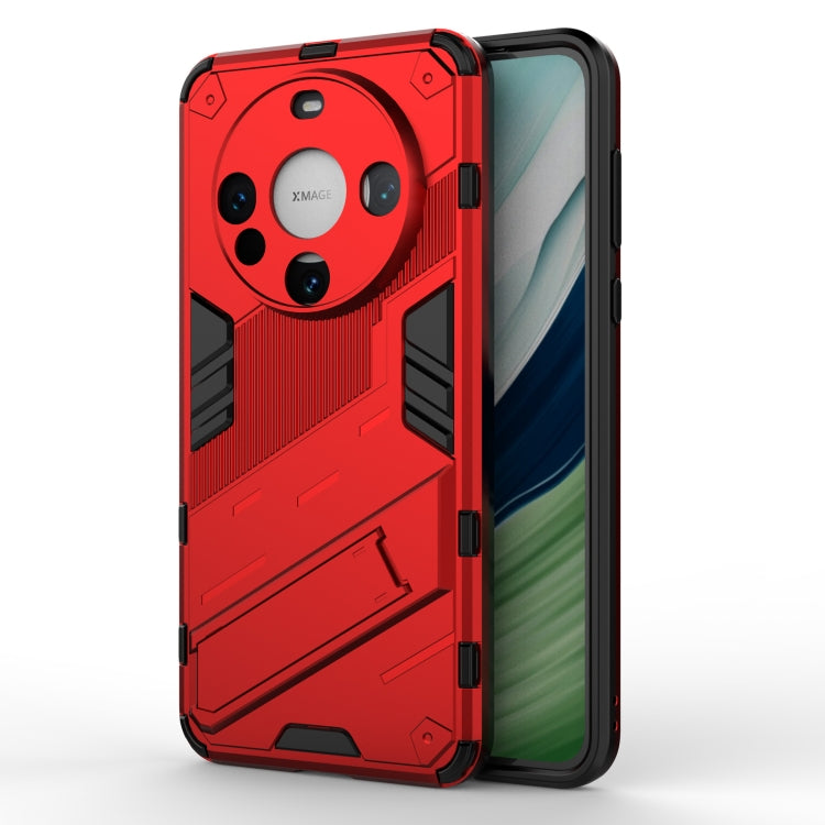 Punk Armor 2 in 1 PC + TPU Phone Case with Holder, For Huawei Mate 70 Pro / 70 Pro+, For Huawei Pura 70 Pro / 70 Pro+, For Huawei Pura 70 Ultra, For Huawei Pura 70, For Huawei nova 11 SE, For Huawei nova 12 Pro, For Huawei nova 12 5G, For Huawei Mate 6...