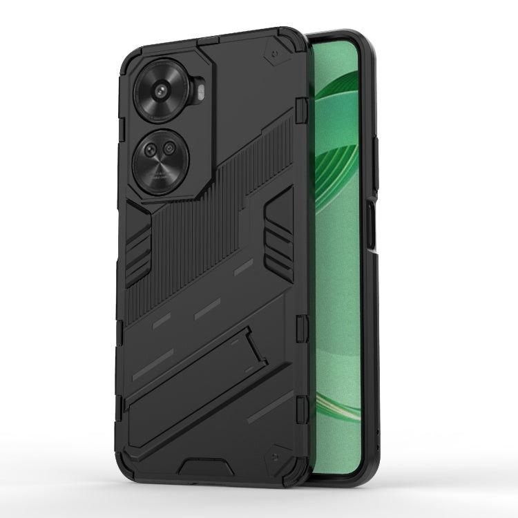Punk Armor 2 in 1 PC + TPU Phone Case with Holder, For Huawei Mate 70 Pro / 70 Pro+, For Huawei Pura 70 Pro / 70 Pro+, For Huawei Pura 70 Ultra, For Huawei Pura 70, For Huawei nova 11 SE, For Huawei nova 12 Pro, For Huawei nova 12 5G, For Huawei Mate 6...