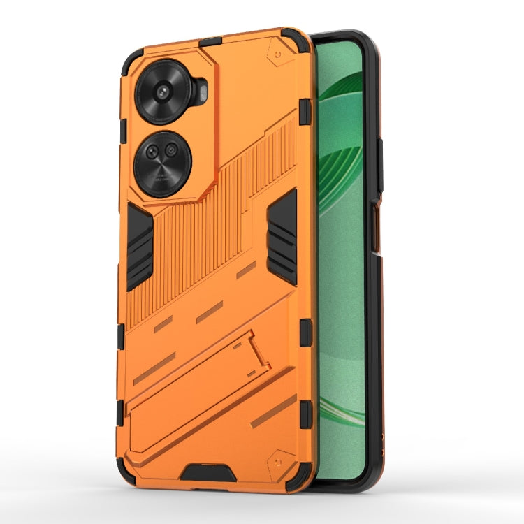Punk Armor 2 in 1 PC + TPU Phone Case with Holder, For Huawei Mate 70 Pro / 70 Pro+, For Huawei Pura 70 Pro / 70 Pro+, For Huawei Pura 70 Ultra, For Huawei Pura 70, For Huawei nova 11 SE, For Huawei nova 12 Pro, For Huawei nova 12 5G, For Huawei Mate 6...