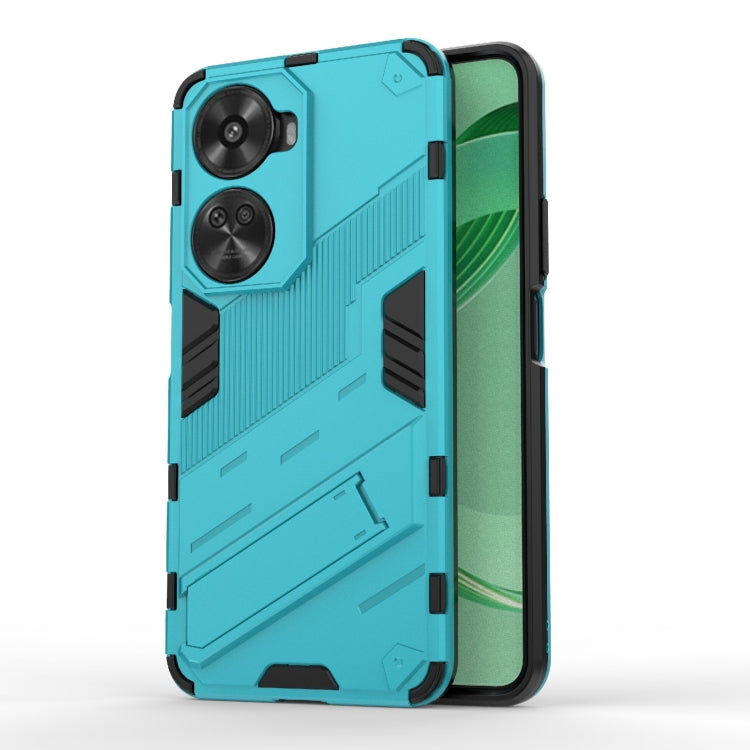 Punk Armor 2 in 1 PC + TPU Phone Case with Holder, For Huawei Mate 70 Pro / 70 Pro+, For Huawei Pura 70 Pro / 70 Pro+, For Huawei Pura 70 Ultra, For Huawei Pura 70, For Huawei nova 11 SE, For Huawei nova 12 Pro, For Huawei nova 12 5G, For Huawei Mate 6...