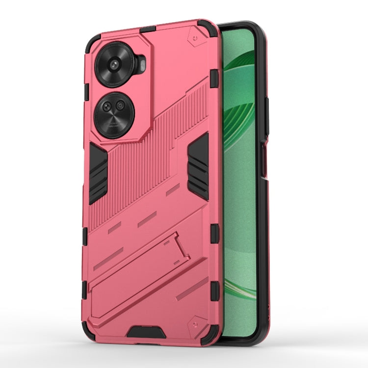 Punk Armor 2 in 1 PC + TPU Phone Case with Holder, For Huawei Mate 70 Pro / 70 Pro+, For Huawei Pura 70 Pro / 70 Pro+, For Huawei Pura 70 Ultra, For Huawei Pura 70, For Huawei nova 11 SE, For Huawei nova 12 Pro, For Huawei nova 12 5G, For Huawei Mate 6...