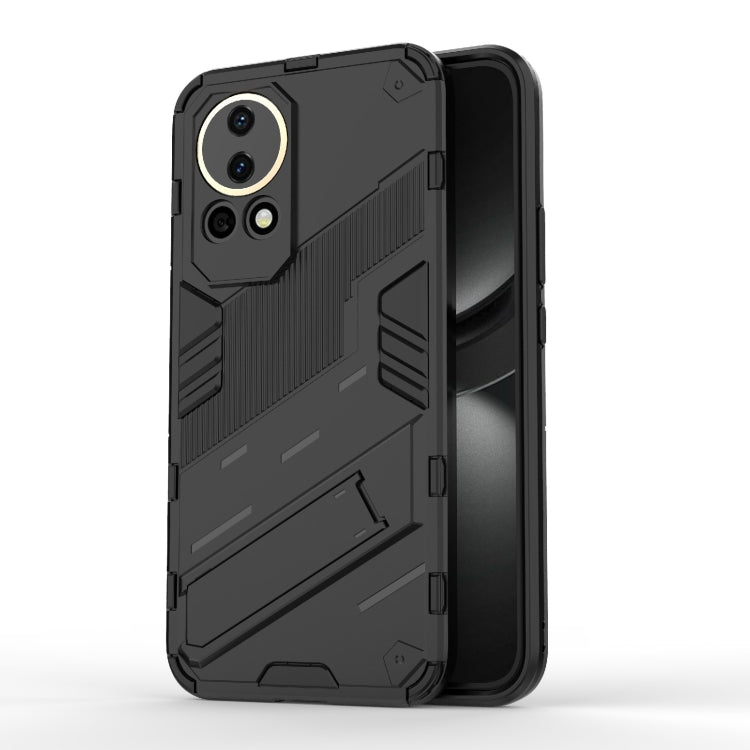 Punk Armor 2 in 1 PC + TPU Phone Case with Holder, For Huawei Mate 70 Pro / 70 Pro+, For Huawei Pura 70 Pro / 70 Pro+, For Huawei Pura 70 Ultra, For Huawei Pura 70, For Huawei nova 11 SE, For Huawei nova 12 Pro, For Huawei nova 12 5G, For Huawei Mate 6...