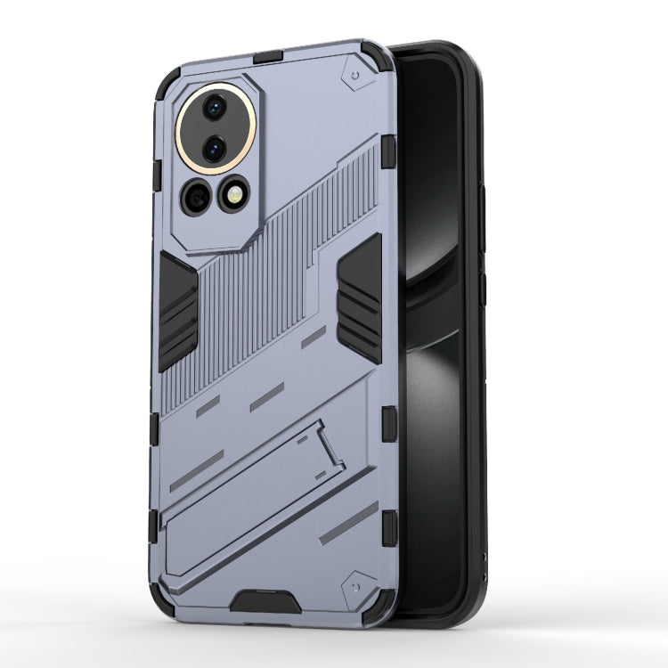 Punk Armor 2 in 1 PC + TPU Phone Case with Holder, For Huawei Mate 70 Pro / 70 Pro+, For Huawei Pura 70 Pro / 70 Pro+, For Huawei Pura 70 Ultra, For Huawei Pura 70, For Huawei nova 11 SE, For Huawei nova 12 Pro, For Huawei nova 12 5G, For Huawei Mate 6...