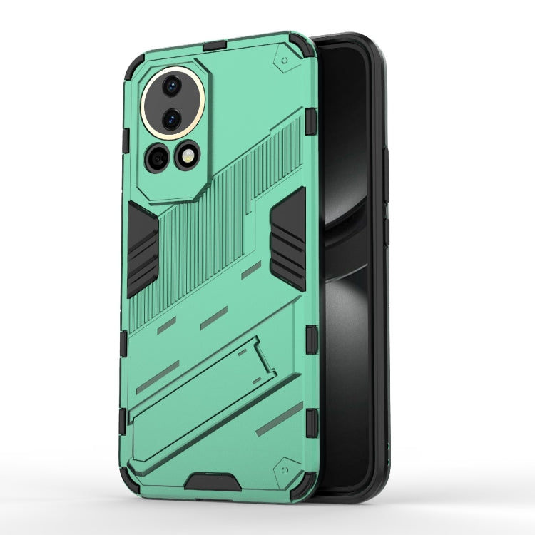 Punk Armor 2 in 1 PC + TPU Phone Case with Holder, For Huawei Mate 70 Pro / 70 Pro+, For Huawei Pura 70 Pro / 70 Pro+, For Huawei Pura 70 Ultra, For Huawei Pura 70, For Huawei nova 11 SE, For Huawei nova 12 Pro, For Huawei nova 12 5G, For Huawei Mate 6...