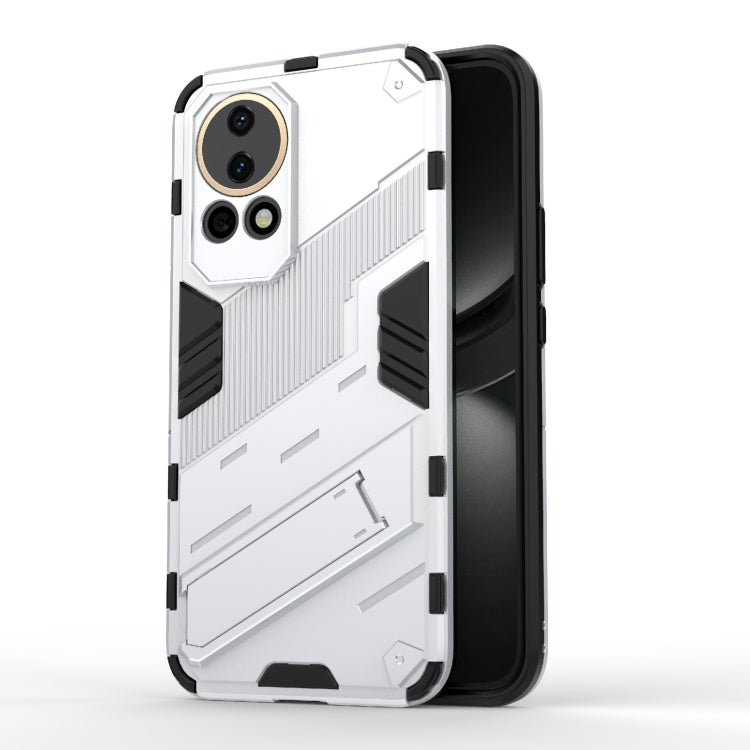 Punk Armor 2 in 1 PC + TPU Phone Case with Holder, For Huawei Mate 70 Pro / 70 Pro+, For Huawei Pura 70 Pro / 70 Pro+, For Huawei Pura 70 Ultra, For Huawei Pura 70, For Huawei nova 11 SE, For Huawei nova 12 Pro, For Huawei nova 12 5G, For Huawei Mate 6...