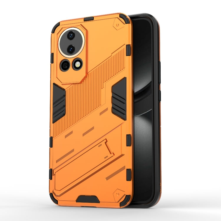 Punk Armor 2 in 1 PC + TPU Phone Case with Holder, For Huawei Mate 70 Pro / 70 Pro+, For Huawei Pura 70 Pro / 70 Pro+, For Huawei Pura 70 Ultra, For Huawei Pura 70, For Huawei nova 11 SE, For Huawei nova 12 Pro, For Huawei nova 12 5G, For Huawei Mate 6...