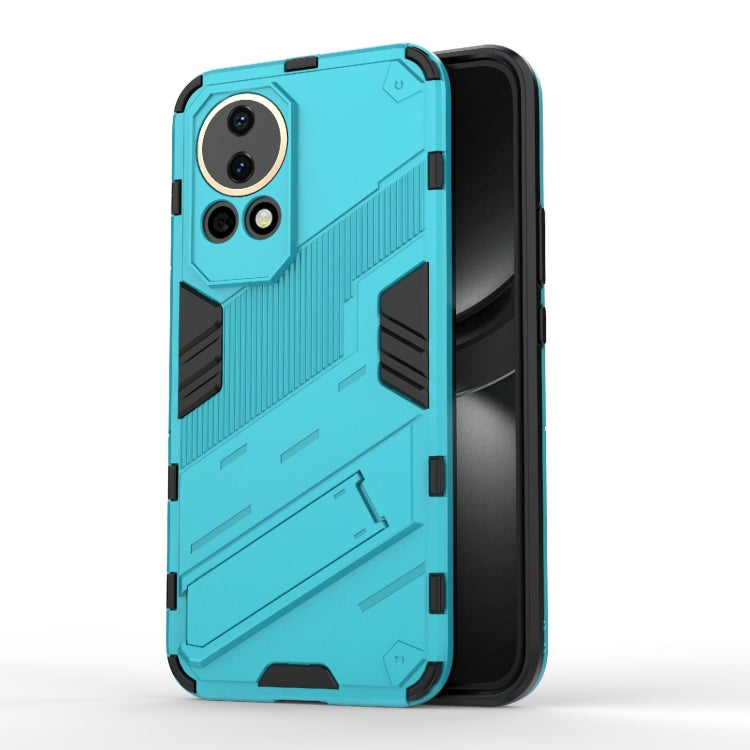 Punk Armor 2 in 1 PC + TPU Phone Case with Holder, For Huawei Mate 70 Pro / 70 Pro+, For Huawei Pura 70 Pro / 70 Pro+, For Huawei Pura 70 Ultra, For Huawei Pura 70, For Huawei nova 11 SE, For Huawei nova 12 Pro, For Huawei nova 12 5G, For Huawei Mate 6...