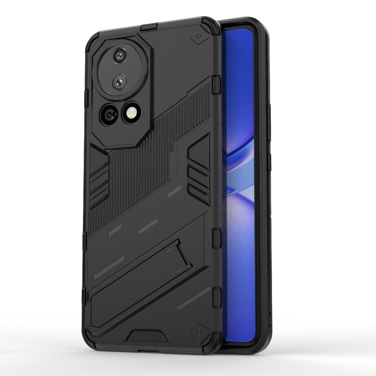 Punk Armor 2 in 1 PC + TPU Phone Case with Holder, For Huawei Mate 70 Pro / 70 Pro+, For Huawei Pura 70 Pro / 70 Pro+, For Huawei Pura 70 Ultra, For Huawei Pura 70, For Huawei nova 11 SE, For Huawei nova 12 Pro, For Huawei nova 12 5G, For Huawei Mate 6...