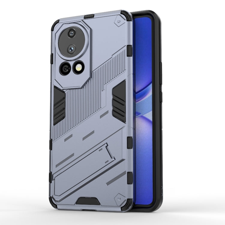 Punk Armor 2 in 1 PC + TPU Phone Case with Holder, For Huawei Mate 70 Pro / 70 Pro+, For Huawei Pura 70 Pro / 70 Pro+, For Huawei Pura 70 Ultra, For Huawei Pura 70, For Huawei nova 11 SE, For Huawei nova 12 Pro, For Huawei nova 12 5G, For Huawei Mate 6...