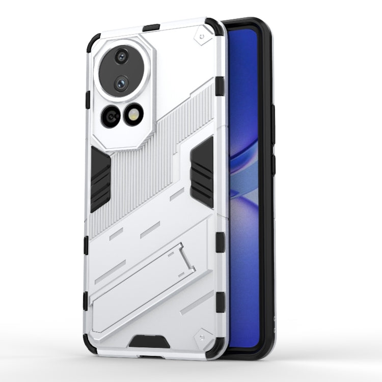Punk Armor 2 in 1 PC + TPU Phone Case with Holder, For Huawei Mate 70 Pro / 70 Pro+, For Huawei Pura 70 Pro / 70 Pro+, For Huawei Pura 70 Ultra, For Huawei Pura 70, For Huawei nova 11 SE, For Huawei nova 12 Pro, For Huawei nova 12 5G, For Huawei Mate 6...