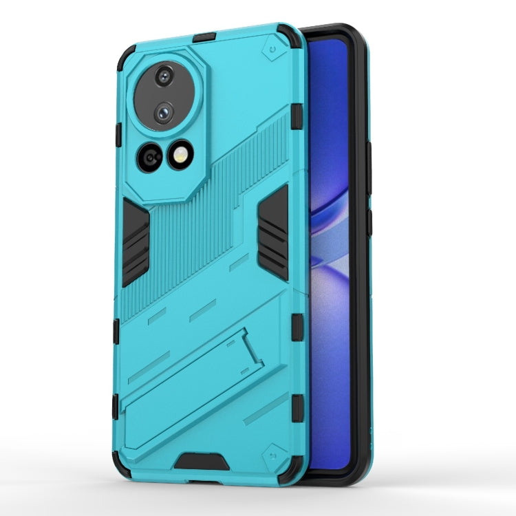 Punk Armor 2 in 1 PC + TPU Phone Case with Holder, For Huawei Mate 70 Pro / 70 Pro+, For Huawei Pura 70 Pro / 70 Pro+, For Huawei Pura 70 Ultra, For Huawei Pura 70, For Huawei nova 11 SE, For Huawei nova 12 Pro, For Huawei nova 12 5G, For Huawei Mate 6...