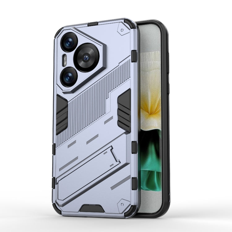 Punk Armor 2 in 1 PC + TPU Phone Case with Holder, For Huawei Mate 70 Pro / 70 Pro+, For Huawei Pura 70 Pro / 70 Pro+, For Huawei Pura 70 Ultra, For Huawei Pura 70, For Huawei nova 11 SE, For Huawei nova 12 Pro, For Huawei nova 12 5G, For Huawei Mate 6...