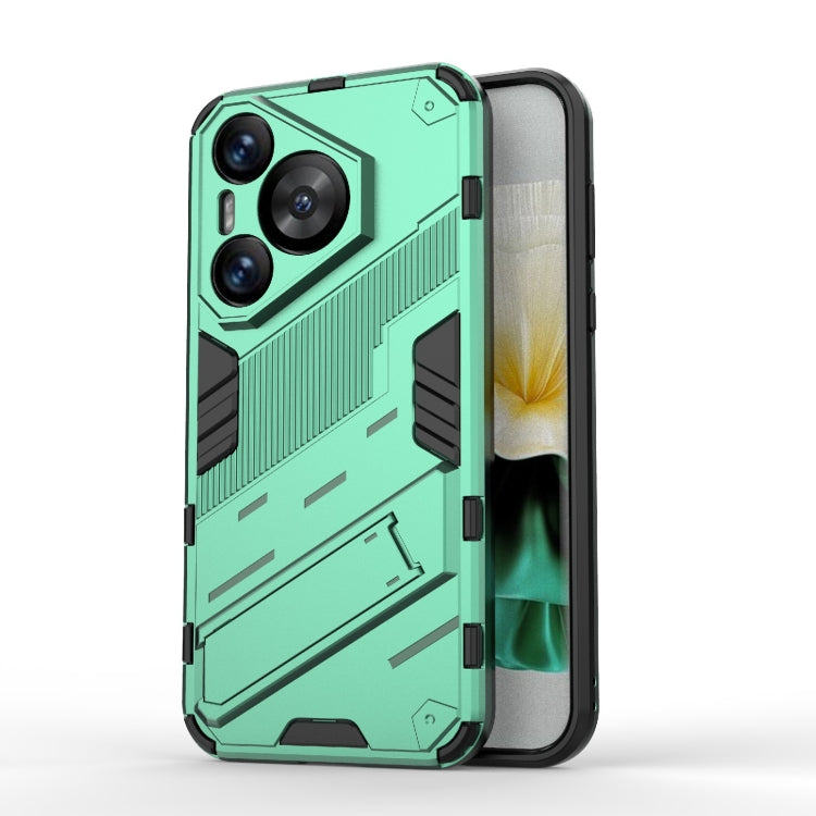 Punk Armor 2 in 1 PC + TPU Phone Case with Holder, For Huawei Mate 70 Pro / 70 Pro+, For Huawei Pura 70 Pro / 70 Pro+, For Huawei Pura 70 Ultra, For Huawei Pura 70, For Huawei nova 11 SE, For Huawei nova 12 Pro, For Huawei nova 12 5G, For Huawei Mate 6...