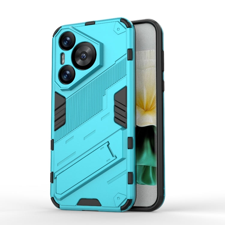 Punk Armor 2 in 1 PC + TPU Phone Case with Holder, For Huawei Mate 70 Pro / 70 Pro+, For Huawei Pura 70 Pro / 70 Pro+, For Huawei Pura 70 Ultra, For Huawei Pura 70, For Huawei nova 11 SE, For Huawei nova 12 Pro, For Huawei nova 12 5G, For Huawei Mate 6...