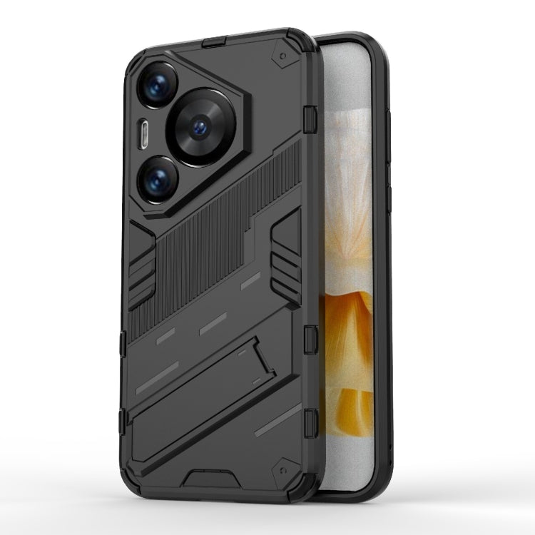 Punk Armor 2 in 1 PC + TPU Phone Case with Holder, For Huawei Mate 70 Pro / 70 Pro+, For Huawei Pura 70 Pro / 70 Pro+, For Huawei Pura 70 Ultra, For Huawei Pura 70, For Huawei nova 11 SE, For Huawei nova 12 Pro, For Huawei nova 12 5G, For Huawei Mate 6...