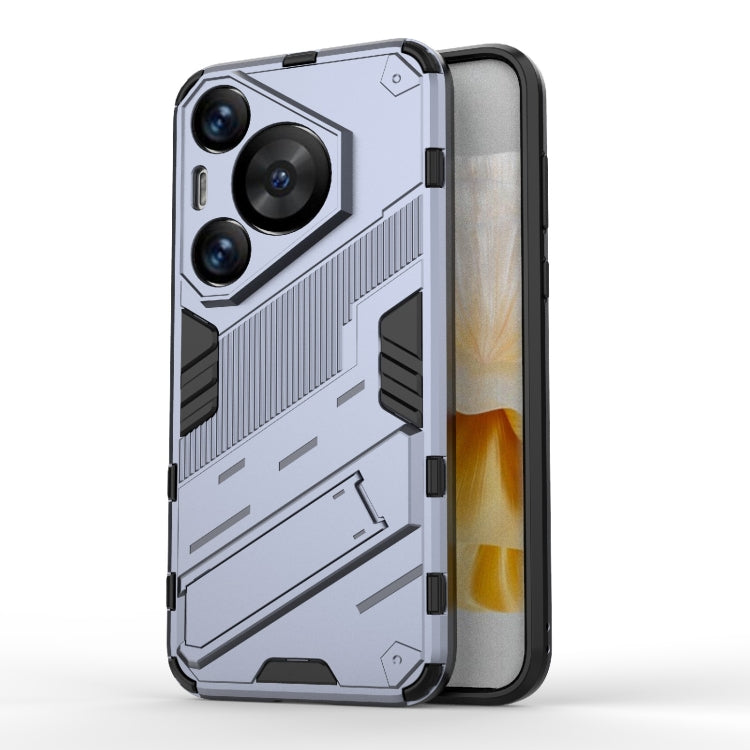 Punk Armor 2 in 1 PC + TPU Phone Case with Holder, For Huawei Mate 70 Pro / 70 Pro+, For Huawei Pura 70 Pro / 70 Pro+, For Huawei Pura 70 Ultra, For Huawei Pura 70, For Huawei nova 11 SE, For Huawei nova 12 Pro, For Huawei nova 12 5G, For Huawei Mate 6...